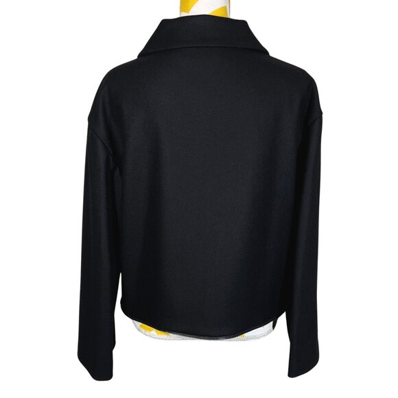 NWT Carlisle Wool Blend Removable Puffer Bottom 2-In-1 Coat • Size 6 • Black - Picture 8 of 9